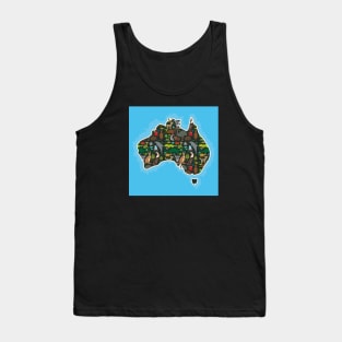 Map of Australia Tank Top